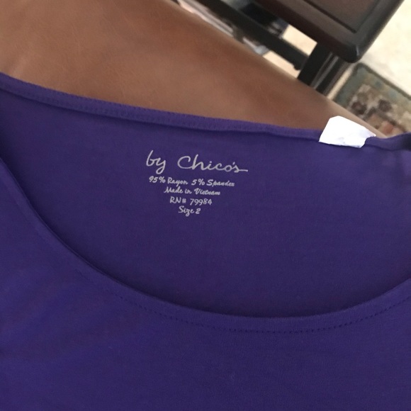 ✨Lightweight Purple Chico’s Top - Picture 4 of 4